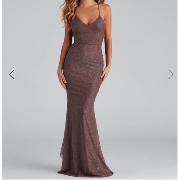 Windsor Dresses Formal Glitter Ruffled Dress Poshmark